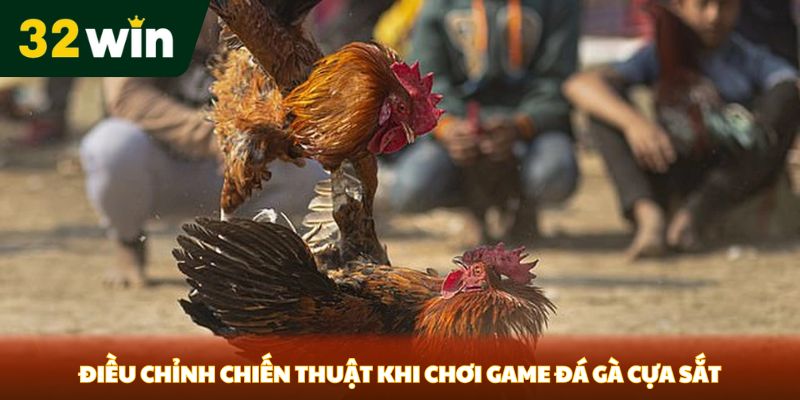 Điều chỉnh chiến thuật khi chơi game đá gà cựa sắt